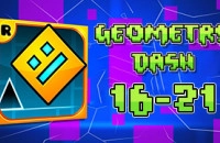 Play Geometry Dash: Levels 16-21 now!