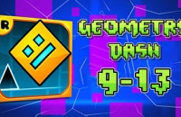 Play Geometry Dash: Levels 9-13 now!