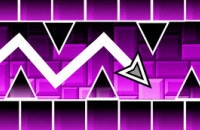 Play Geometric Dash: Flying Wave Challenge now!