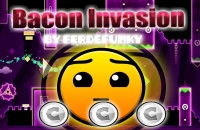 Play Geometry Dash Bacon Invasion now!