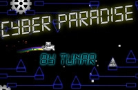 Play Geometry Dash Cyber Paradise now!