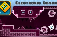 Play Geometry Dash Electronic Demon now!