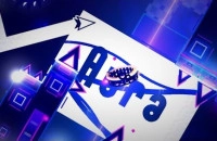 Play Geometry Dash Fire Aura now!