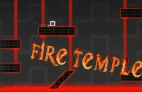 Play Geometry Dash Fire Temple now!