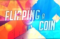 Play Geometry Dash Flipping a Coin now!
