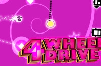 Play Geometry Dash FOUR WHEEL DRIVE now!
