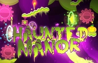 Play Geometry Dash Haunted Manor now!