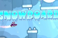Play Geometry Dash SNOWBOARD now!