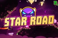 Play Geometry Dash Star Road now!