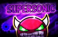 Play Geometry Dash Supersonic now!