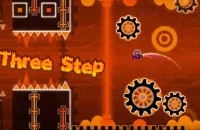 Play Geometry Dash Three Step now!