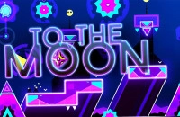 Play Geometry Dash To The Moon now!