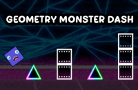 Play Geometry Monster Dash now!