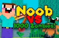 Play Noob Vs 1000 Zombies! now!