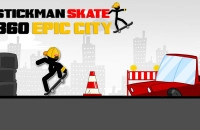 Play Stickman Skate: 360 Epic City now!