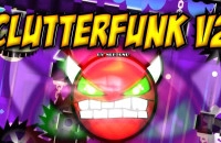 Play Geometry Dash Clutterfunk now!