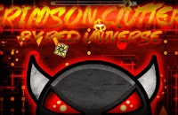 Play Geometry Dash Crimson Clutter now!