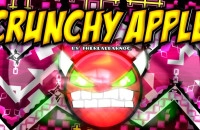 Play Geometry Dash Crunchy Apple now!