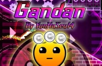 Play Geometry Dash Gandan now!