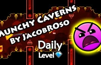 Play Geometry Dash Munchy Caverns now!