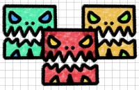 Play Geometry Dash Paper Note now!