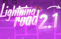 Play Geometry Dash The Lightning Road now!