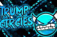 Play Geometry Dash Trump Circles now!