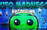 Play Geometry Dash UFO Madness now!