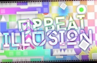 Play Geometry Dash Upbeat Illusion now!