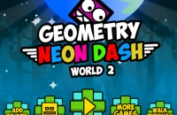 Play Geometry Neon Dash World 2 now!