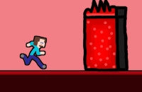 Play Steveman Lava World now!