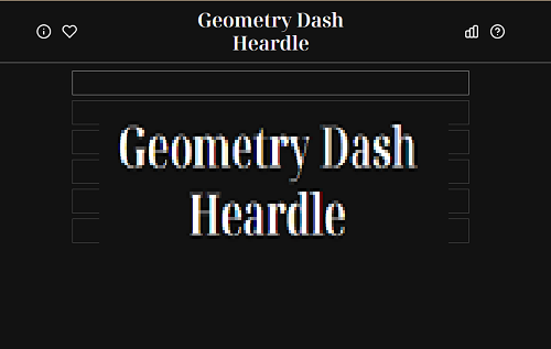 Geometry Dash Heardle