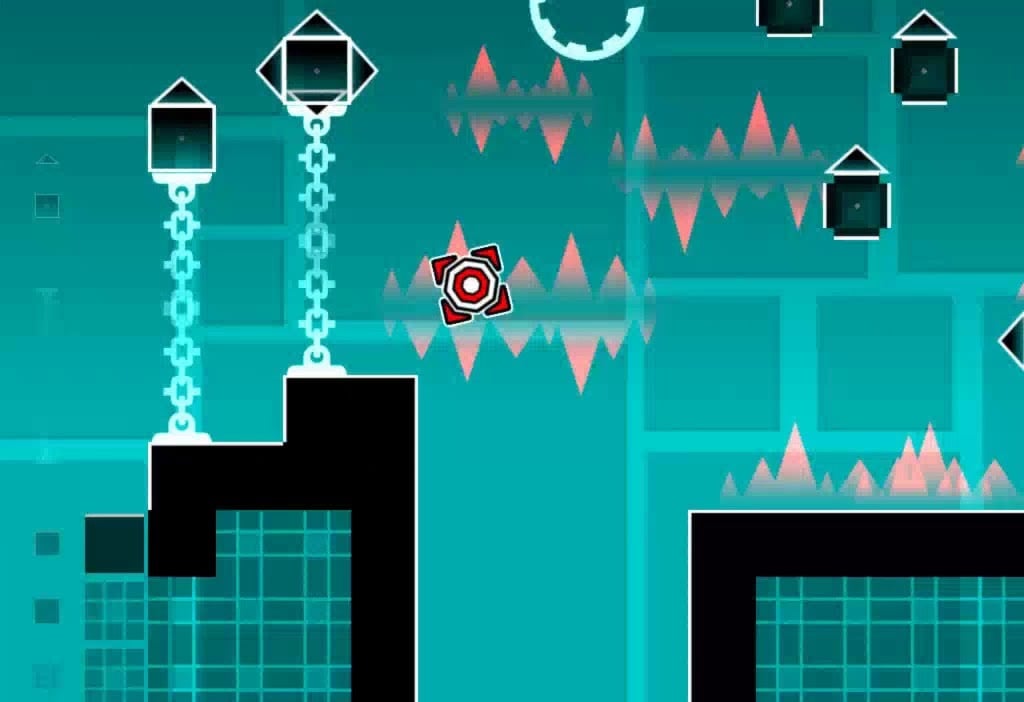 Play Geometry Dash Ice Cave Game